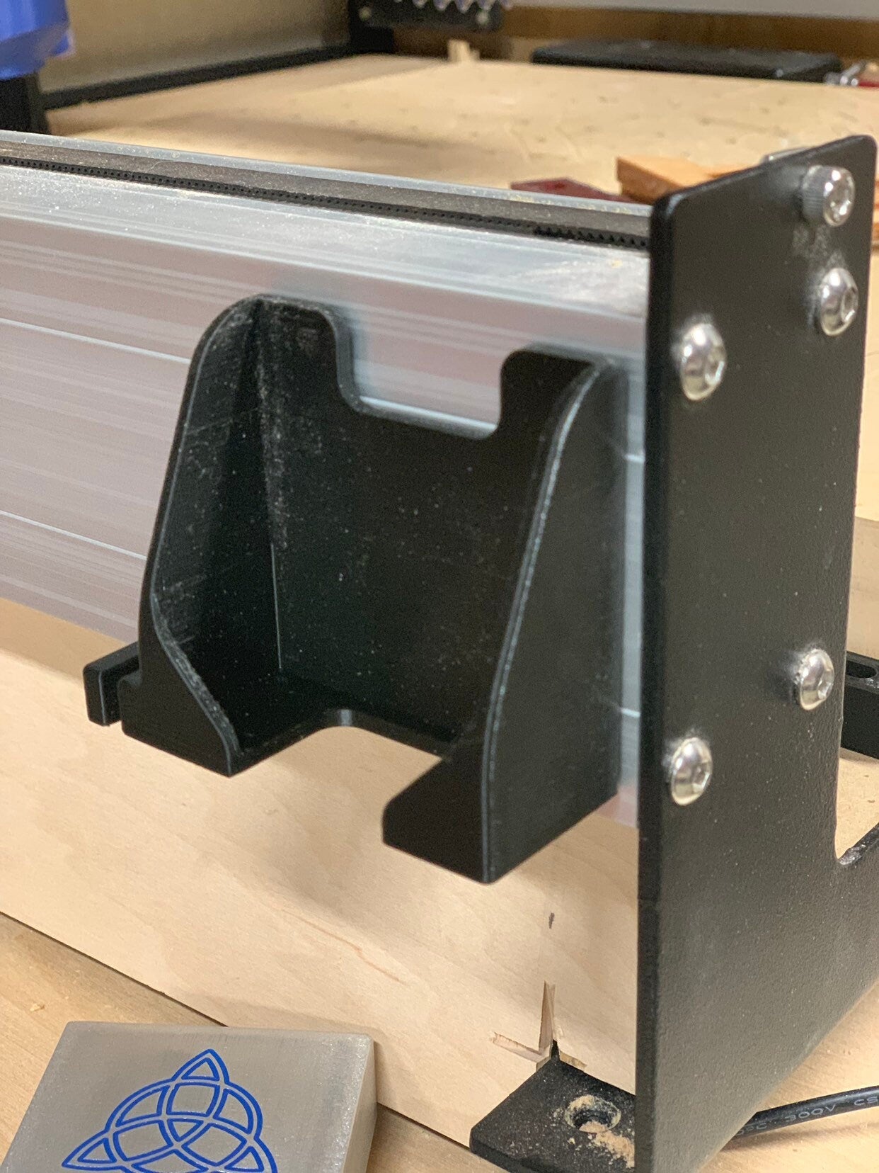 Touch probe holder for the Shapeoko CNC