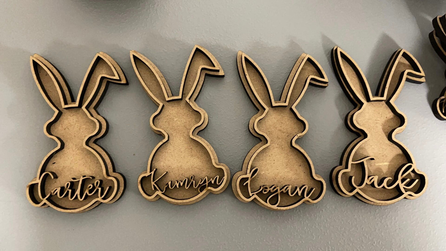 Custom Easter Bunny Cut Outs