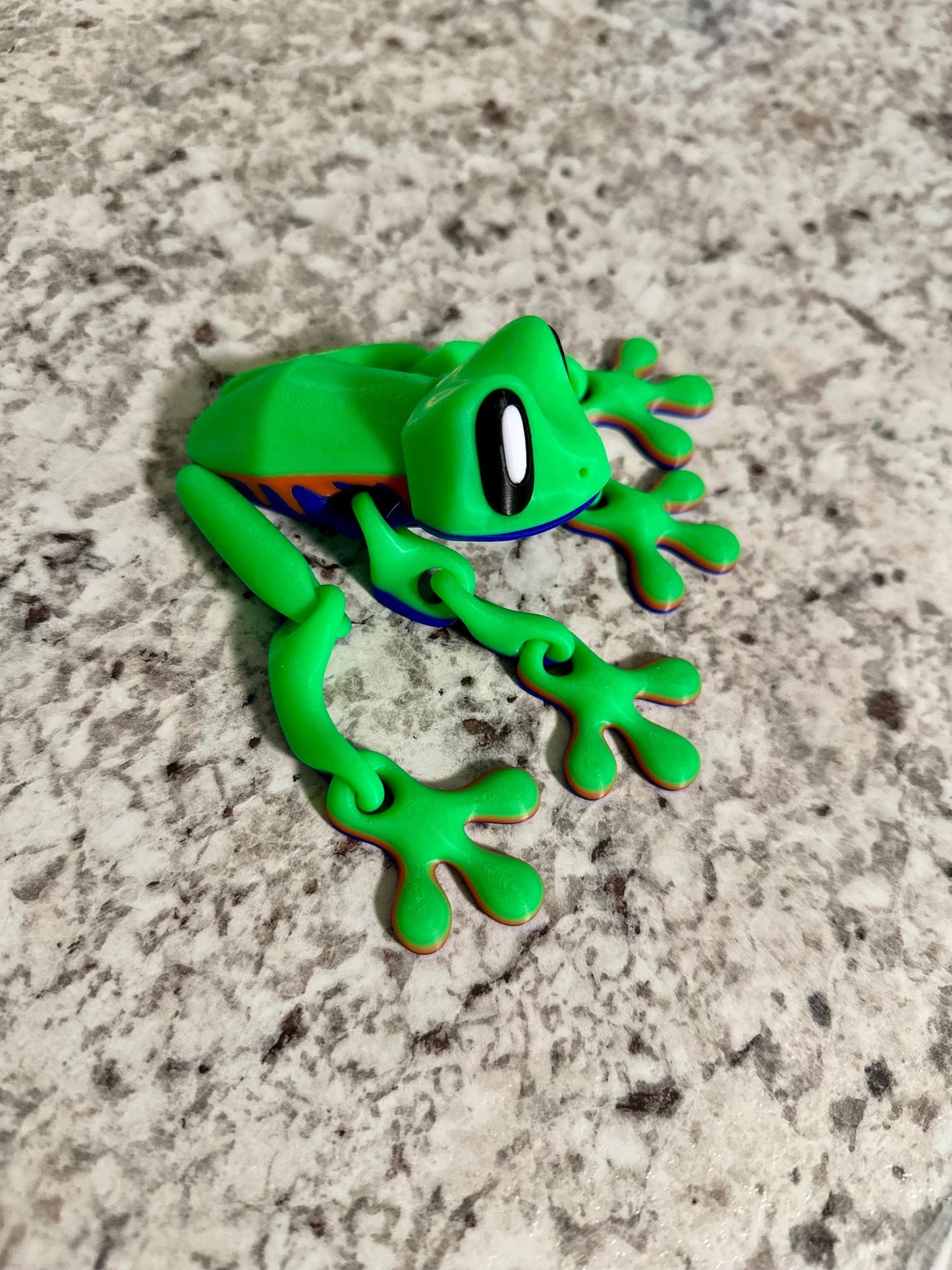 Blob Lab Frog - Fridge Toy - Articulated - Flexi Toy