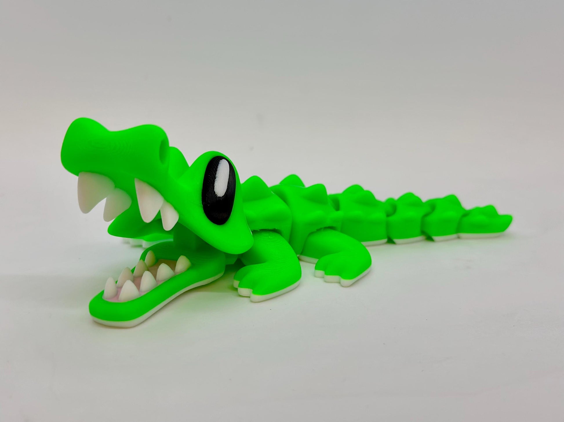 Blob Lab Crocodile - Fridge Toy - Articulated - Flexi Toy