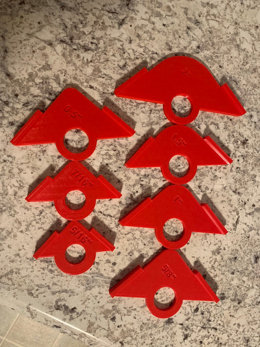 Router Corner Radius Jig Set