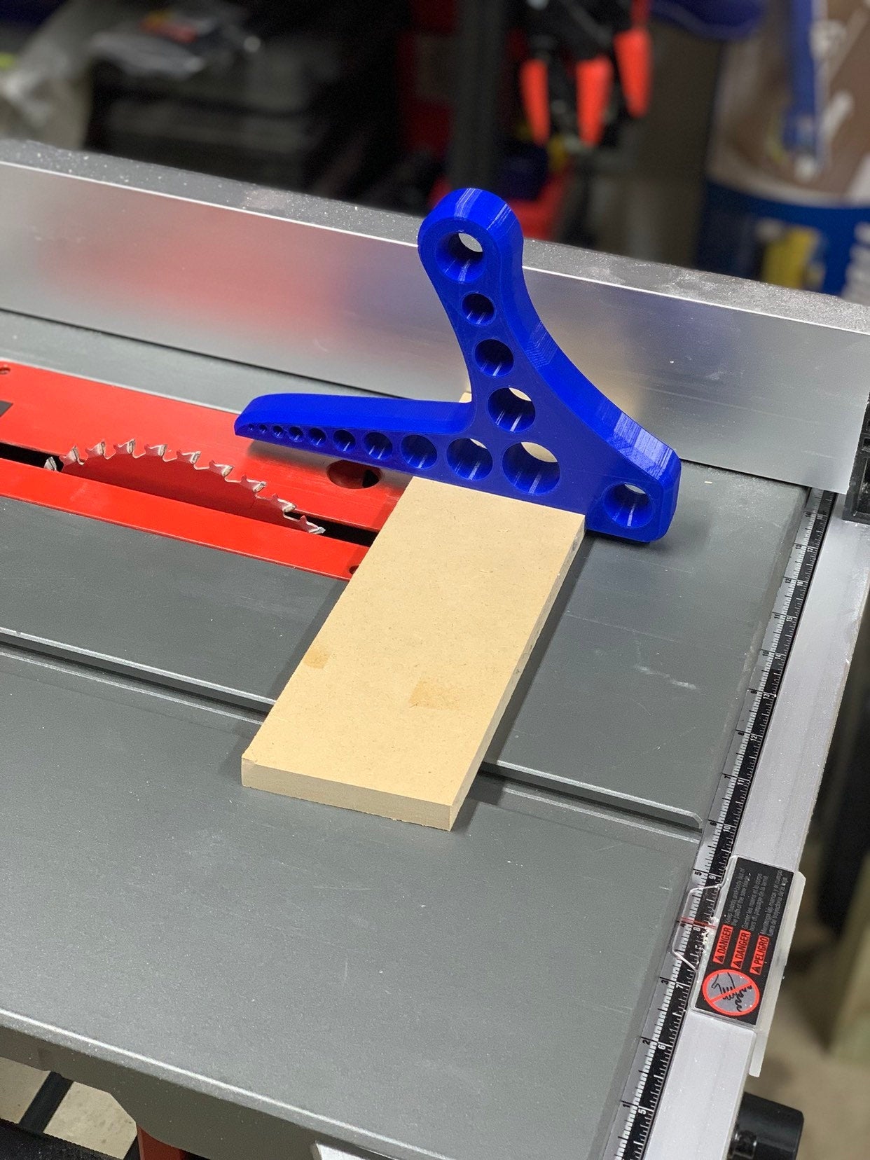 Table saw push stick