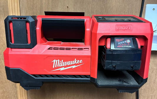 Milwaukee M18 Tire Inflator Wall Mount